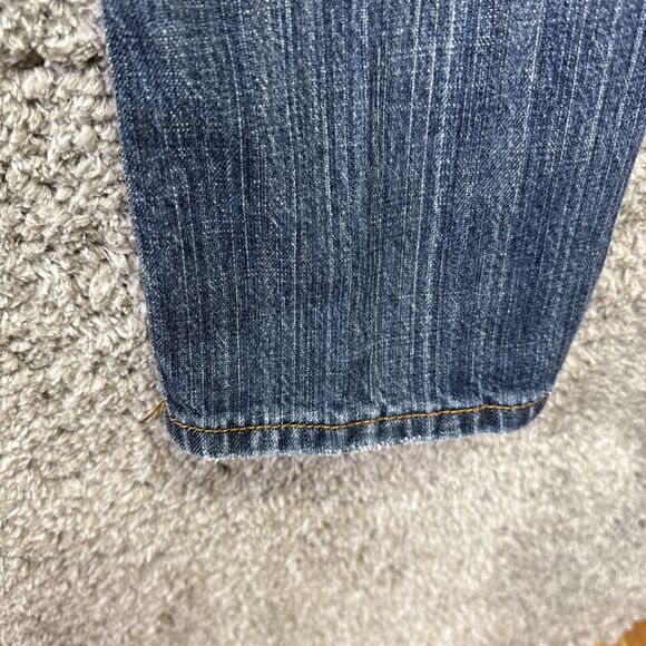 Y2K Stetson Stovepipe Straight Leg Jeans Womens 4 Low Rise Western Country Denim - Picture 9 of 10